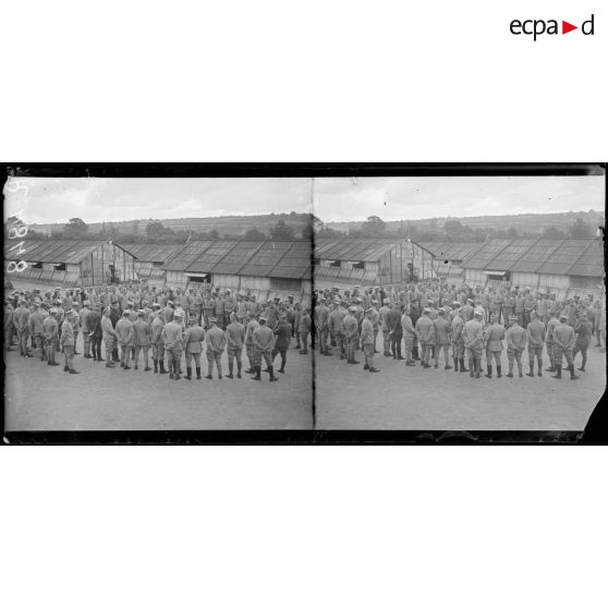 Sillé-le-Guillaume (Sarthe). Camp polonais. Le rapport. [légende d'origine]