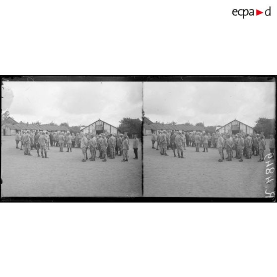 Sillé-le-Guillaume (Sarthe). Camp polonais. Le rapport. [légende d'origine]