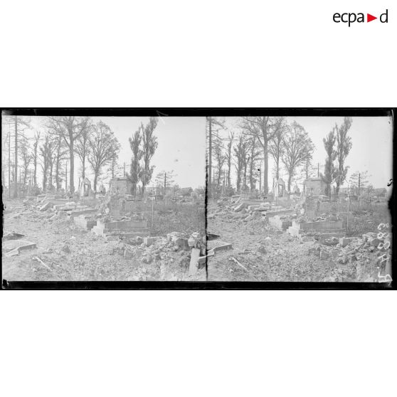 Montdidier (Somme), le cimetière. [légende d'origine]