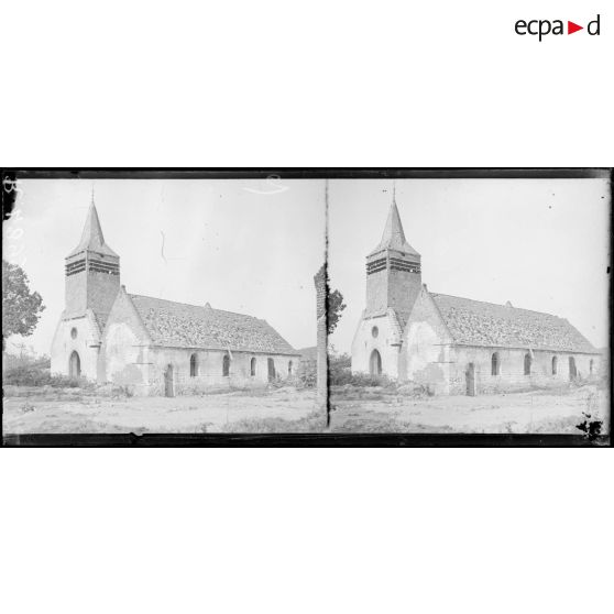 La Boissière (Somme), l'église. [légende d'origine]