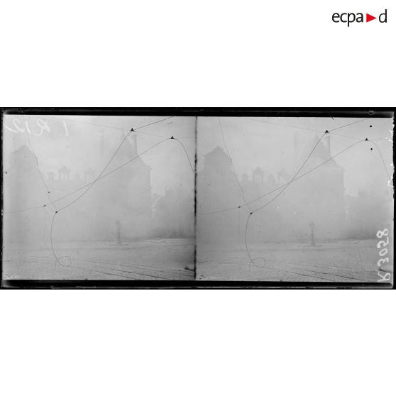 Reims. Incendie de l'hôtel de ville. [légende d'origine]