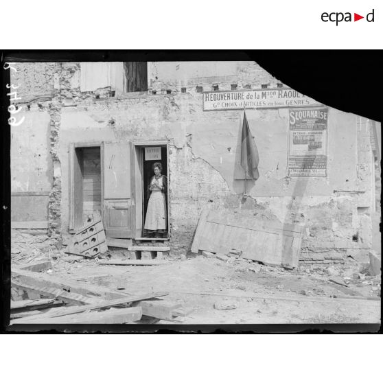 Roye (Somme). La reprise des affaires. [légende d'origine]