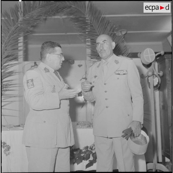 El Biar. Prise d'armes. Cocktail.