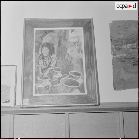 Exposition de peinture à la base aérienne 210 (BA 210).
