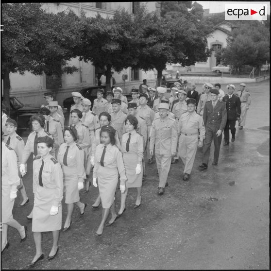 Obsèques de mademoiselle Guelsucci à la chapelle de l'hôpital Maillot à Alger.