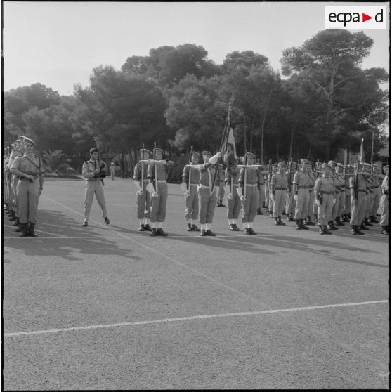 Prise de commandement du 152e régiment d'infanterie (RI) à Zeralda.