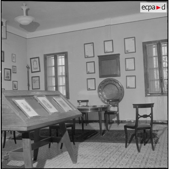 Salle d'honneur du 5e régiment de chasseurs d'Afrique (RCA) à Maison Carrée.