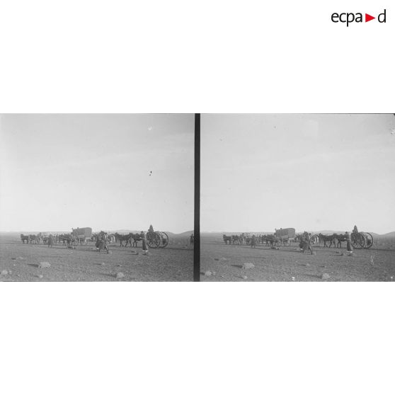 43. En route. [légende d'origine]