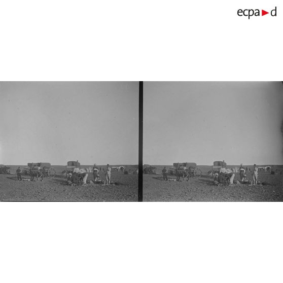 47. Au cantonnement. [légende d'origine]