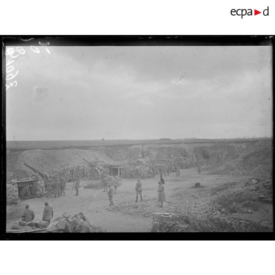 [Plan d'ensemble d'un camp militaire, dans l'Aisne.]