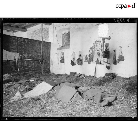 [Mission de journalistes français sur le front italien, à Custozza, province de Vérone.]