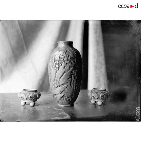 Saint-Mihiel, oeuvres évacuées de l'église Saint-Etienne. [légende d'origine]