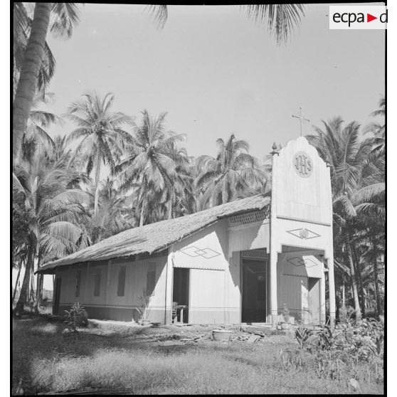 Eglise d'Hoa Binh dans le secteur de My Tho.