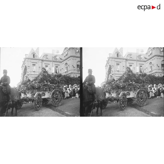 612. Bataille de Fleurs. Le cafard de la légion (officiers). [légende d'origine]