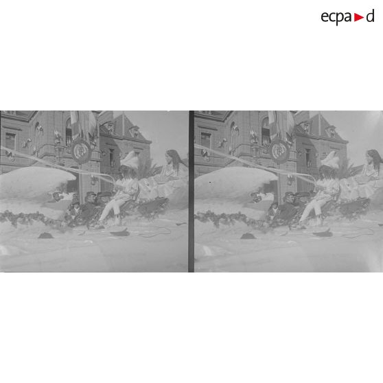 615. Bataille des Fleurs. Le cygne. [légende d'origine]