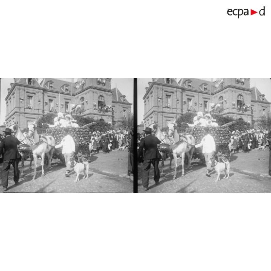 620. Bataille de Fleurs. La casserole. David. [légende d'origine]