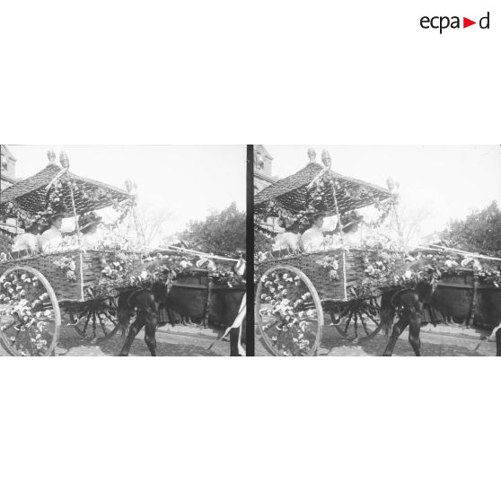 626. Bataille de Fleurs. Un panier (Bull). Côté droit. [légende d'origine]