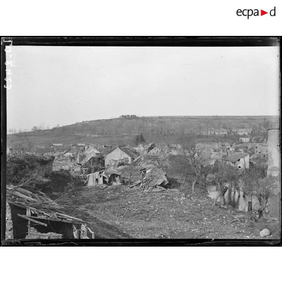 Bazoches, vue générale. [légende d'origine]