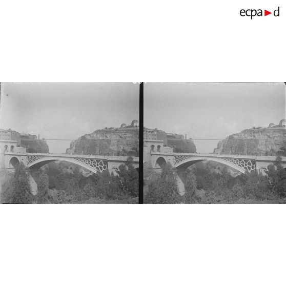 1466. Pont el Kantara et de Sidi M'cid. [légende d'origine]