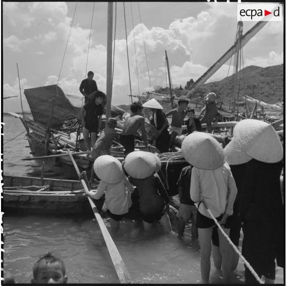 Retour des pêcheurs de Cu Lao.