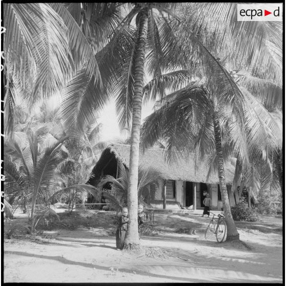 Habitation vernaculaire dans le village de Phu Vinh à proximité de Nha Trang.