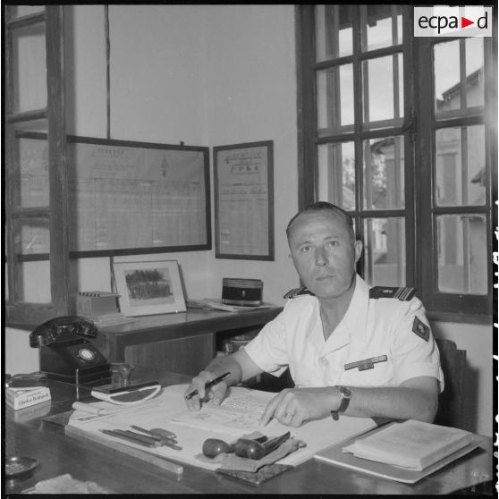 Le lieutenant-colonel Guigard de la 13e demi-brigade de la Légion étrangère.