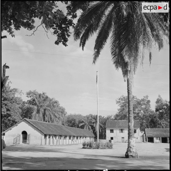 L'ancienne ferme de la station d'essai de l'Institut Pasteur, occupée par des supplétifs vietnamiens.
