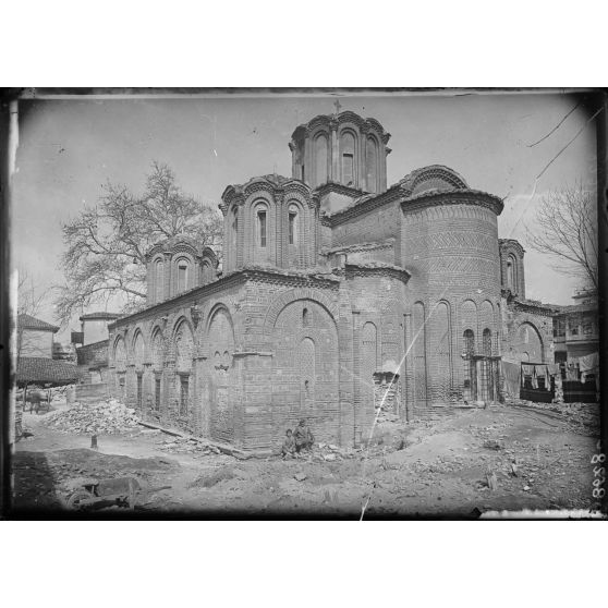 Salonique. Abside de l'église des Douze Apôtres. [légende d'origine]
