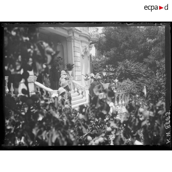 [Salonique. Réception du général Franchet d'Esperey.]