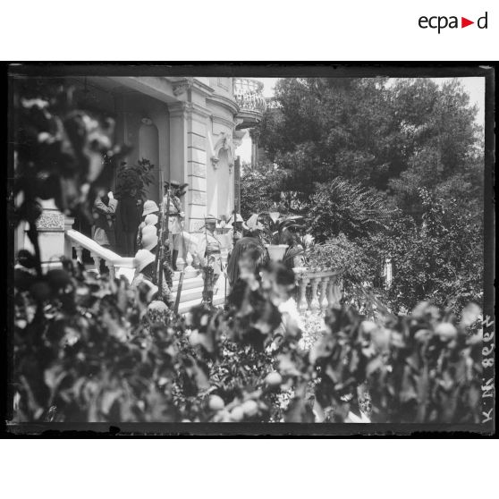 [Salonique. Réception du général Franchet d'Esperey.]