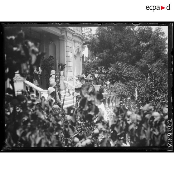 [Salonique. Réception du général Franchet d'Esperey.]