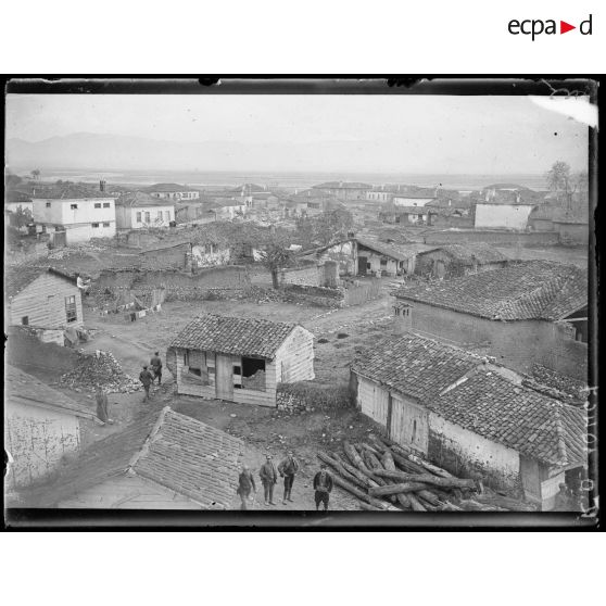 Doxato. Macédoine. Le pays incendié et détruit en 1913. Panorama 2. [légende d'origine]