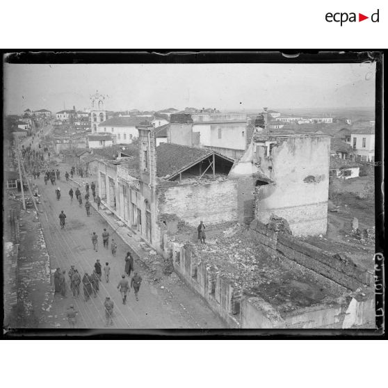 Doxato. Macédoine. Le pays incendié et détruit en 1913. Panorama 4. [légende d'origine]