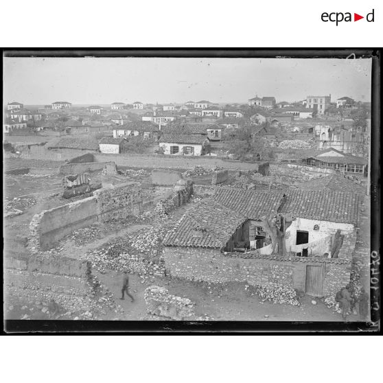 Doxato. Macédoine. Le pays incendié et détruit en 1913. Panorama 5. [légende d'origine]