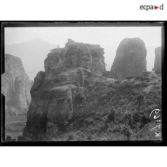 Météores (Théssalie). Monastère de Saint Varlaam. [légende d'origine]