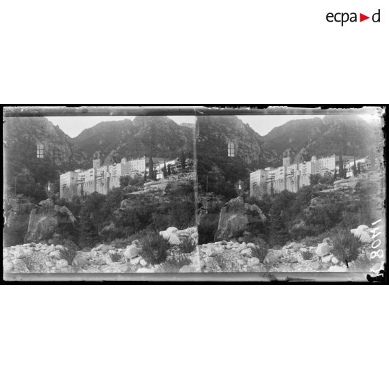 Mont Athos. Monastère de Saint Paul. [légende d'origine]