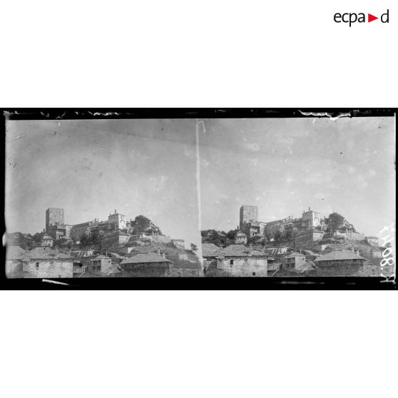 Mont Athos. Monastère de Pantokrator. [légende d'origine]