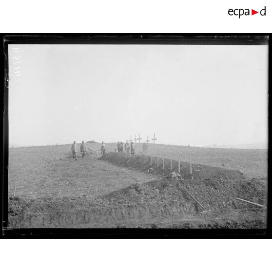 Zeitenlick. Cimetière serbe. [légende d'origine]