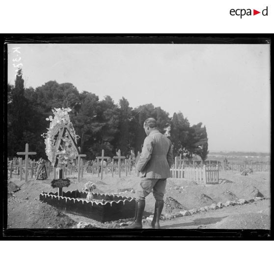 Zeitenlick. Cimetière français. [légende d'origine]