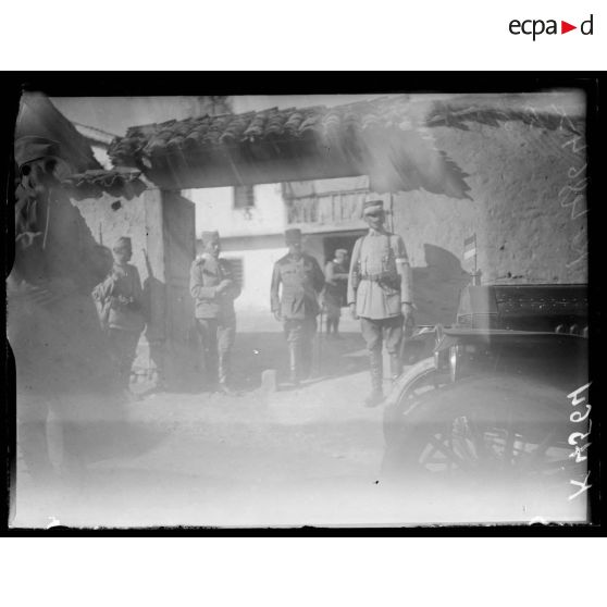 Boresnica. Général Gérôme commandant la 17e division infanterie. [légende d'origine]