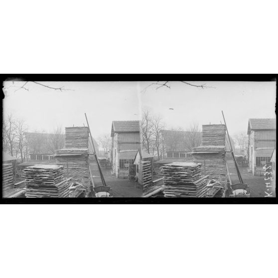 Vincennes. Ateliers de construction de l'intendance. Vue d'ensemble. [légende d'origine]