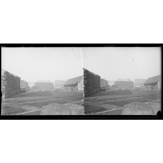 Vincennes. Le parc aux fourrages. [légende d'origine]