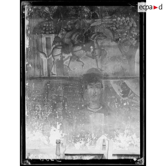 Kastoria. Peinture de l'église Saint Nicolas. [légende d'origine]