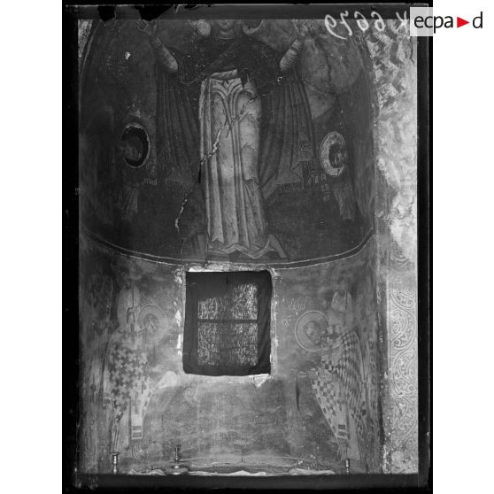 Kastoria. Eglise d'Atakchiarksi. Peintures à l'intérieur. [légende d'origine]