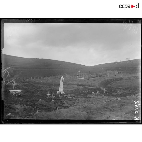 Monastir. Cimetière français et bulgare. [légende d'origine]