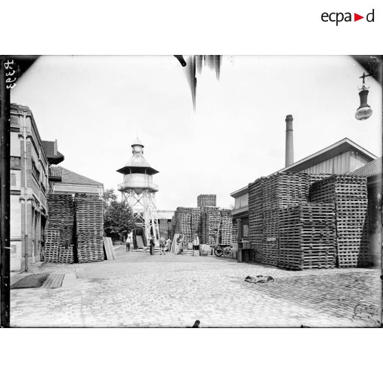 Vichy. Allier. Société fermière de Vichy. La menuiserie. Vue générale. [légende d'origine]