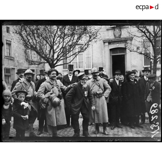 Dieuze, Lorraine, M. Loraix, vétéran de 1870. [légende d'origine]