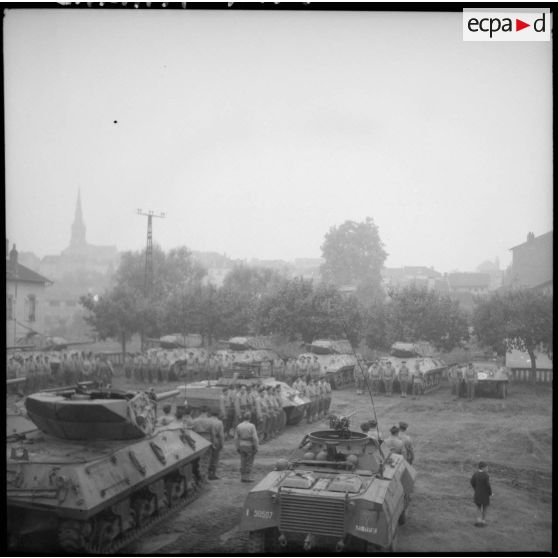 Prise d'armes avec le RBFM à Clézentaine.