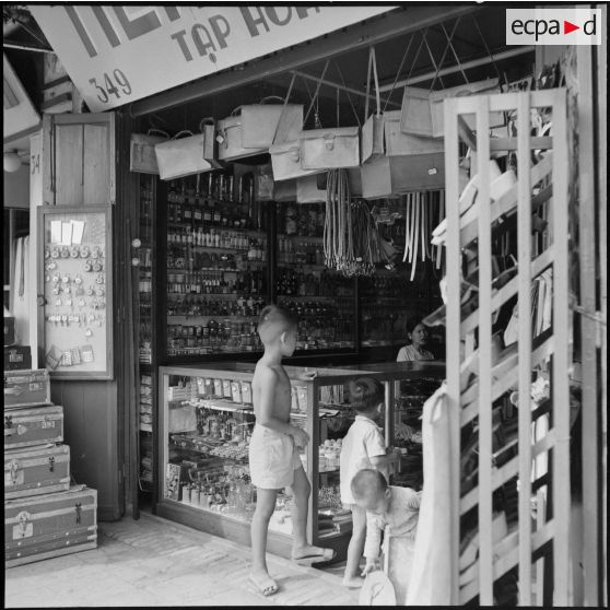 Bazar Thien Binh à Saigon.