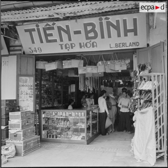 Bazar Thien Binh à Saigon.